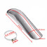 Guard Exhaust Pipe Heat Shield Harley Chopper Steel Curve Heel - 7