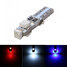 LED Instrument Light 5W 3528 SMD Blue White T5 Red Wedge Light Bulb - 1