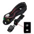 Relay Wire Harness Black Plastic 12V 40A Switch For Honda Automotive Car Fog Light - 2