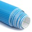 Blue Drum 24 Inch Carbon Fiber Gloss Sticker Decal 4D Wrap 60 Skin Car Auto - 3