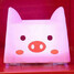 Led Night Light Pink Creative Usb Rechargable Cartoon Touch - 2