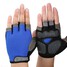Summer Orange Unisex Motorcycle Half Finger Gloves Dirt Bike Racing Blue Biker Breathable - 5