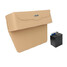PU Leather Car Seat Organizer Filler Phone Holder Pot Grain Gap Slit Storage Box Money - 5