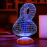 Colorful Assorted Color Gift Ribbon Usb Decoration Table Lamp - 5