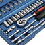 Set Car Ratchet Wrench Socket Repair Tools Kit Set Spanner Screwdriver - 7