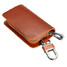 Car Remote Key Chain Holder Fob Key Case Universal 2 Bag Color Leather - 2