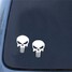 14*14cm Tank Reflective Decal Car Sticker Skeleton Skull The Cup - 7