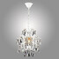 Chandelier Iron Painting Crystal Clear Lighting Lamp Modern - 1