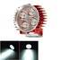Gold Universal Red Silver 3000LM Waterproof 30W Blue Headlamp 12-24V Motorcycle LED Headlight - 1