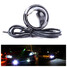 Bright Car White Eagle Eye Light 3W with Lens Crystal LED Daytime Running Light Constant - 1