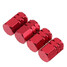 Cap 4pcs Car Valves Stem Tyre Aluminum Wheel Tires - 4