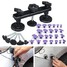 Tabs 24pcs Bridge Repair Kit Removal pdr Tools Car Body Dent Glue Dent Puller - 1