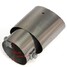 Exhaust Universal Pipe Round Cars Stainless Steel Chrome Tip - 3