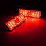 LED Reflector Rectangle Car Motorcycle Rear Tail Brake Stop Light - 10