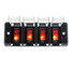 Car Caravan 12V 4 Marine Boat Rv LED Light Bar Rocker Switch Panel - 1