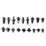 Toyota Automotive Push Pin Rivet Trim Pcs Car Honda Clip Assortment Kit - 5