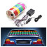 Light Colorful Sound Car Sticker Flash Rhythm Activated LED Sheet 19cm Music - 1