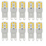 G9 Smd2835 Dimmable 200-300lm Waterproof Cool White Warm White 10pcs - 1