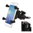 3.5-6inch USB Charger Mobile Phone GPS Holder Clip Motorcycle Bike Handlebar Mount - 7