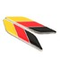 3D Car Sticker Decals Emblem Stripes Cool Metal 1 Pair Germany Flag - 2
