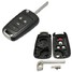 Chevrolet Replacement 4 Button Sonic Flip Folding Remote Key Shell Case FOB - 1