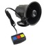 Alarm Sounds Alarm Horn 30W Siren Motorcycle Auto Car - 1