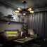 Industrial Chandelier Light Fan Tea Pendant Lamp Ceiling Vintage Metal - 6