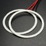 Pair Headlight 70mm Red COB LED Angel Eyes Halo Ring - 7