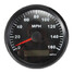 Car Truck Stainless Steel Motocycle GPS Speedometer 85mm Black - 2