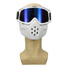 Goggles Motorcycle Riding Detachable Blue Shield Face Mask Lens Modular Helmet - 5