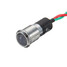 Metal 12V 14mm Warning Light LED Dash Pilot Panel Indicator Dual Color - 6