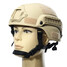 Hunting Helmet With Mount Rail Combat Tactical Side - 11