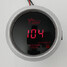 Digital Red Car Universal LED Gauge 52mm Water Temp - 1