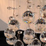 Round Chandelier Shed Simple Flush Mount Crystal Light - 7