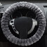 Car Steel Ring Wheel Cover Wool Imitation Soft Warm Universal - 1