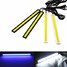 Auto 12V White Daytime Running Light DRL LED COB Car High Power Waterproof - 1