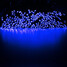 22m White Color Led Cool Waterproof Solar Warm Blue String Light - 4