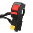 22mm Headlight Headlamp Kill Stop Switch Button Universal Motorcycle HandleBar Flash - 3