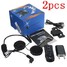 Motorcycle Helmet Intercom Headset 2Pcs FM Radio BT Interphone with Bluetooth Function 1000m - 1