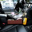Box Pocket Beverage Leather Seat Storage Bag Pair Car Seat Gap Vehicle Coin Cup Holder - 4
