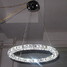 Three 60cm Crystal Pendant Light Side K9 Ceiling Lights Modern - 5