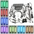 Motorcycle Auto Flexible Neon ATV 10pcs Strip Light Kit Waterproof RGB LED - 1