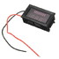 Digital Display Voltmeter Rectangle DC Car Boat Meter For Motorcycle - 4