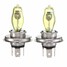 Yellow DC 12V Car H4 Lamp Headlight Halogen Xenon 100W HOD Bulb - 1