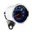 Speedometer Gauge LED Backlight KMH Universal Motorcycle Odometer 12V Dual - 4