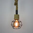 Shade Diy Wrought Iron Retro Pendant Lights Rope Birdcage Cafe Bar Creative - 1
