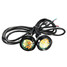 Light Turn Signal Lamp Brake 2Pcs LED Eagle Eye Daytime Running 5W - 6