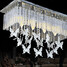 Crystal Pendant Butterfly Bedroom Luxury Modern - 2