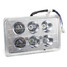 Motorcycle Angel Eyes Headlight 18W 6LED Spotlight 1500lm - 2