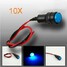 10X10mm Universal LED Indicator Dash Panel Warning Light Lamp - 1